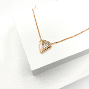 The Diamond Shield Necklace